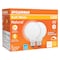 Sylvania Sylvania Natural G25 E26 (Medium) LED Bulb Soft White 40 Watt Equivalence 2 pk 40765 - alternate 1